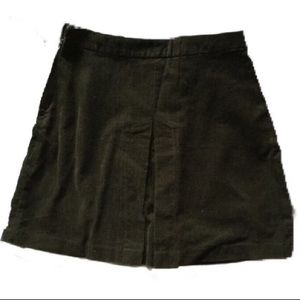Olive green skirt